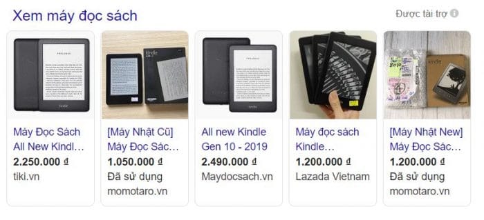 Quảng cáo Google shopping cho doanh nghiệp